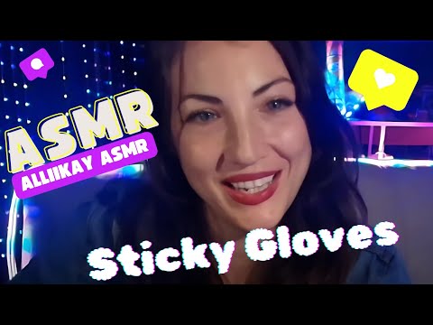 ASMR STICKY GLOVES 👏🧤