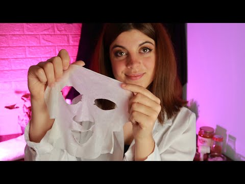 PULIZIA DEL VISO & MASSAGGIO | ESTETISTA Roleplay Asmr ita