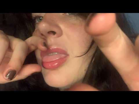 eating your negative energy and guiding you to sleep ASMR (intense mouth sounds, whispers)