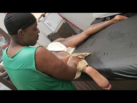Model's Relaxing Massage Full Video (No Music)