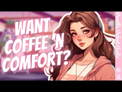 Flirty Barista Comforts You (Wholesome ASMR Roleplay • Strangers to More • Cozy Cafe • Animated)