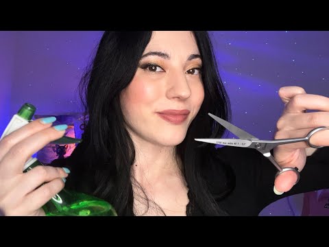 SPUNTATINA? Ti Taglio i Capelli ✂️ Hair brushing 🪮 Forbici  💇🏻‍♀️ ASMR ITA