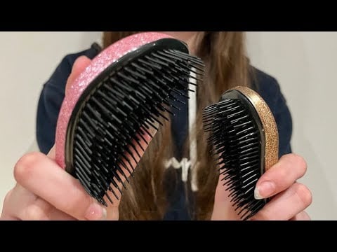 ASMR trying different hair styles on you | lo-fi | Hair brushing | hair combing | no talking 