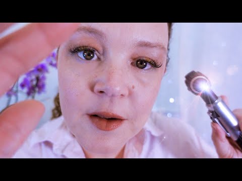 ASMR Head Massage, Ear Cleaning Roleplay (Soft Spoken) | Hearing Test | Personal Attention