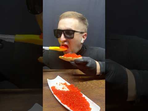 This Red Caviar Toast Is INSANE! 🤯🔥 #shorts