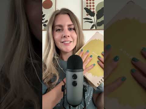 ASMR Tapping on Planners & Whispering John 1