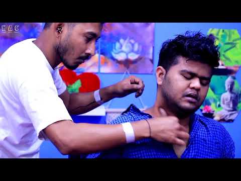 Skin Crack Body Massage Head Massage With Spine crack Back Bone Adjustment | Relaxing ASMR For Sleep