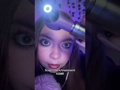 Scalp treatment ASMR
