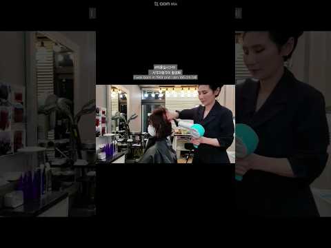 미용실ASMR #뿌리염색 흰머리도 먹으면서 밝게~Hair salon ASMR #Root dye while eating gray hair