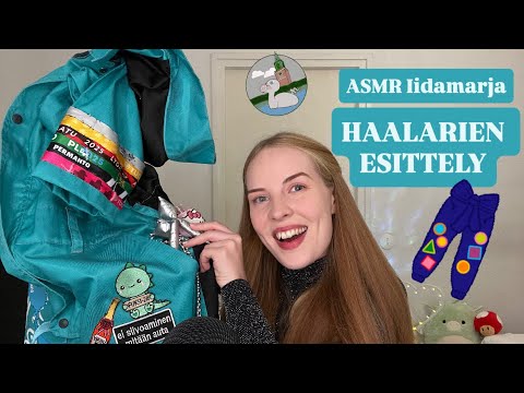 ASMR SUOMI👖Opiskeluhaalareiden esittely 👩🏼‍🎓