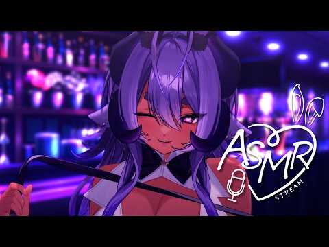 💢💤【Live 3DIO ASMR】bunny girl pampers you after the bar closes...