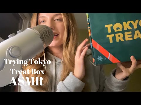 ASMR Trying Tokyo Treat Subscription Box!