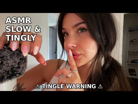 ASMR Slow & Tingly (personal attention, soft spoken, mouth sounds, tapping)