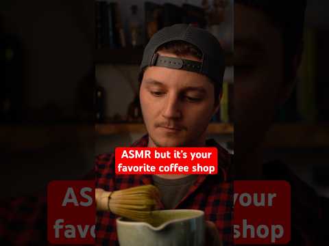 ASMR Matcha Latte ❤️ #asmr #tingles #triggers #sleep #relax
