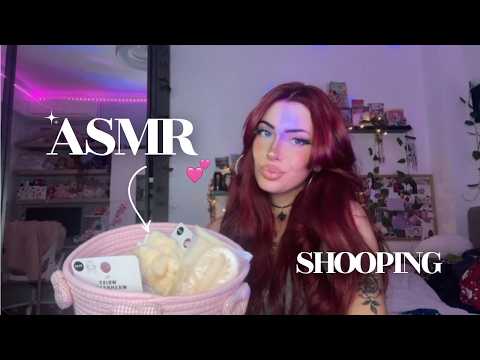 ₊˚⊹♡ ASMR - SHOOPING AND BOO BASKET💗✨😽