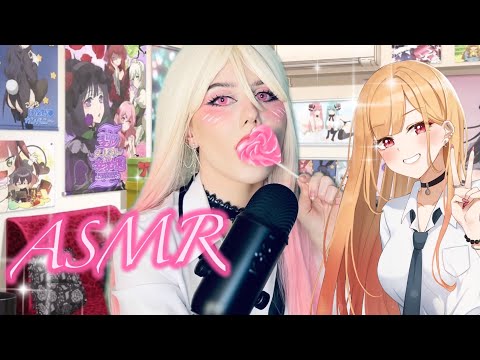 ASMR Mukbang with Marin Kitagawa cosplay 💗 My Dress Up Darling licking chewing tapping