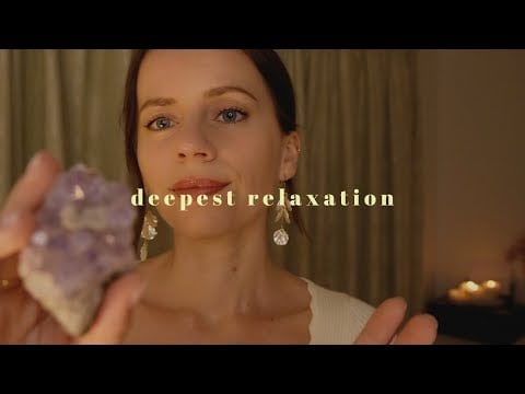 ASMR Reiki deep relaxation before sleep: body scan, count down, soft spoken