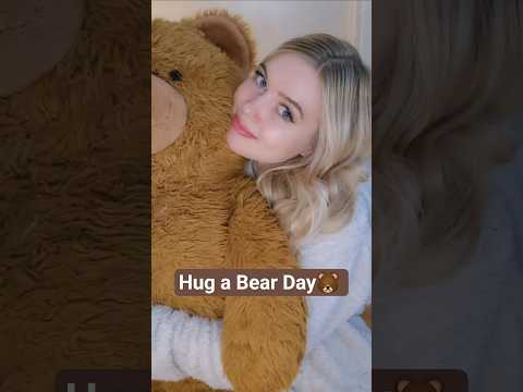 Hug a Bear day asmr  #relax #asmr #asmrshorts #tingles #pov #shortvideo #shorts #short #shortsfeed