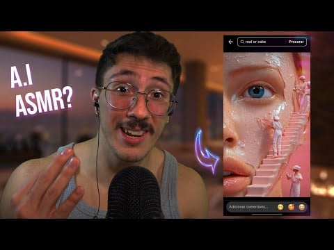 ASMRtista Reagindo a ASMR de IA no TikTok (Bizarro 😳)