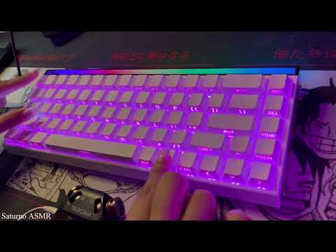 ASMR: sons relaxantes no teclado (sons calmos e relaxantes para dormir)