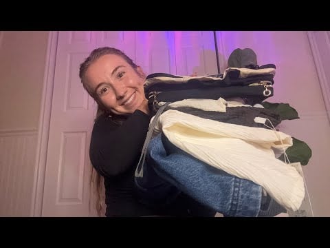 ASMR Haul | Everything I have bought for my Europe Trip 💓