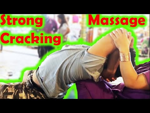 Fully Relaxing Full Body Massage by Lady | Street Massage | Must Watch