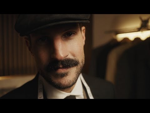 Detail Oriented ASMR // American Mafia Tailor Takes Your Measurements 