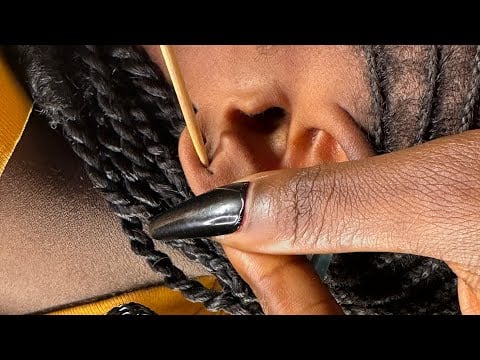 ASMR EAR CLEANING FOR THOSE WHO NEED SLEEP VERY SATISFYING SLEEP TRIGGERS