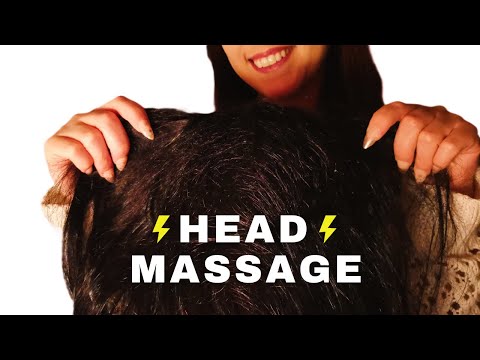 ASMR - Fast and aggressive SCALP MASSAGE you need right now | WIG scratching for sleep | soft spoken