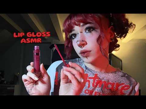 Lip Gloss Pumping ASMR | Mouth Sounds, Whispering