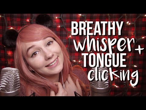 ASMR "I Love You" "So Good" "Very Close" + Layered Tongue Clicking (Increasingly Close Whispers)