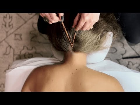 ASMR | She Asked for the Gentlest Massage 😴 [No Talking] [With and Without Rain Sounds]