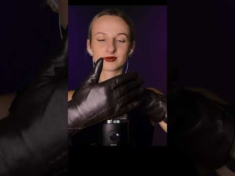 ASMR | Mic Gripping with Leather Gloves