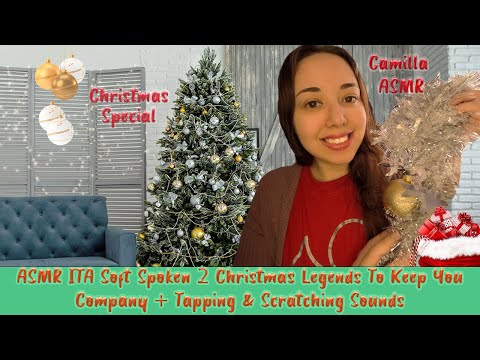 ASMR ITA: Christmas Stories in Soft Spoken and Relaxing Sounds of Tapping and Scratching