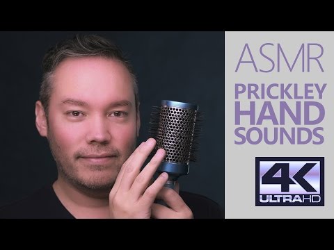 Prickly Brush Sounds & Dry Fingers ~ ASMR/Prickly Brushing/Rubbing Fingers/Binaural