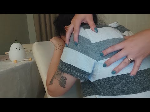 Rahatlatıcı sırt masaj kaşıma |Asmr Türkçe|