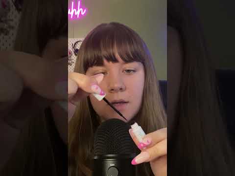 1 Minute Makeup Application 🥱❤️ #asmr