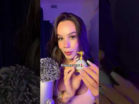 Wooden makeup ASMR💄🥰 personal attention triggers & sounds 💕 #asmr #asmrsounds #asmrvideo #sleep