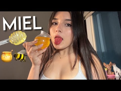 Comiendo MIEL asmr ♡