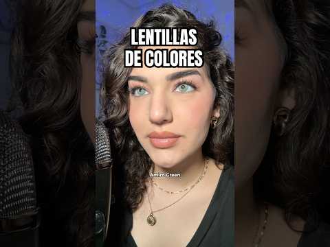 Probando LENTILLAS DE COLORES #asmr#ttdeye