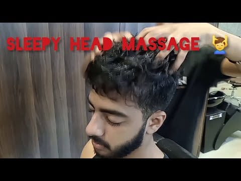 SLEEP FAST WITH BARBER ASMR MASSAGE | Head, Neck, Face.