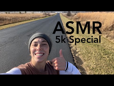 ASMR I ran a 5k for 5k subscribers!!! (+ your favorite triggers)