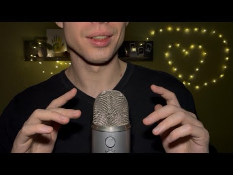 ASMR | Mouth Sounds & Hand Movements (Face Touching, Hand Sounds)