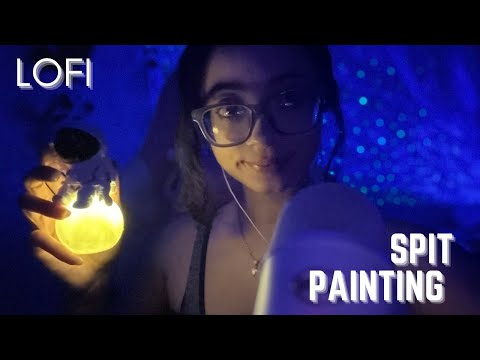 ASMR- LOFI SPIT PAINT LOW LIGHTS ✨ 🎨 ⭐️