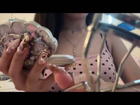 asmr fast & aggressive makeup application directly on you