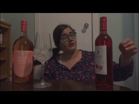 asmr rambling whisper + drinking wine