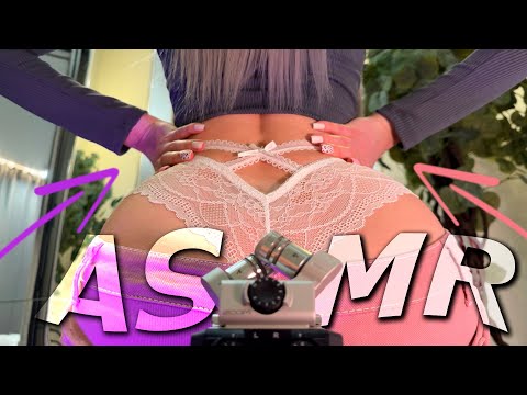 ASMR Pink Jeans and White Lace SCRATCHING SOUNDS | No Talking