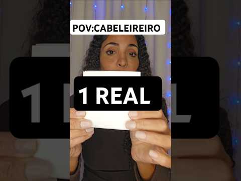 ASMR POV CABELEIREIRO 1 REAL #asmrbrasil #asmrviralshortvideo ##fyp