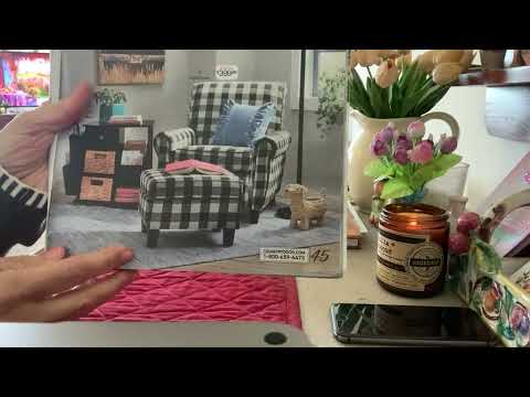 ASMR Flipping Through Home Decor Catalog and Magazine - Soft Spoken