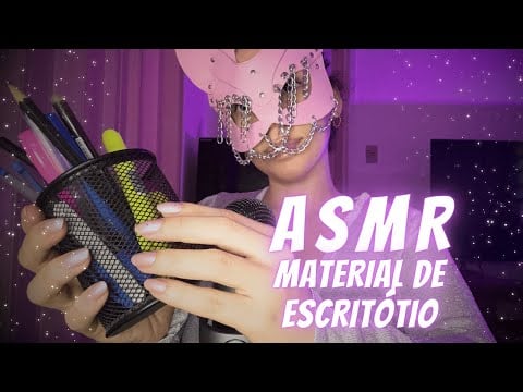 Meu Material de Escritório | ASMR Relaxante Pra Você